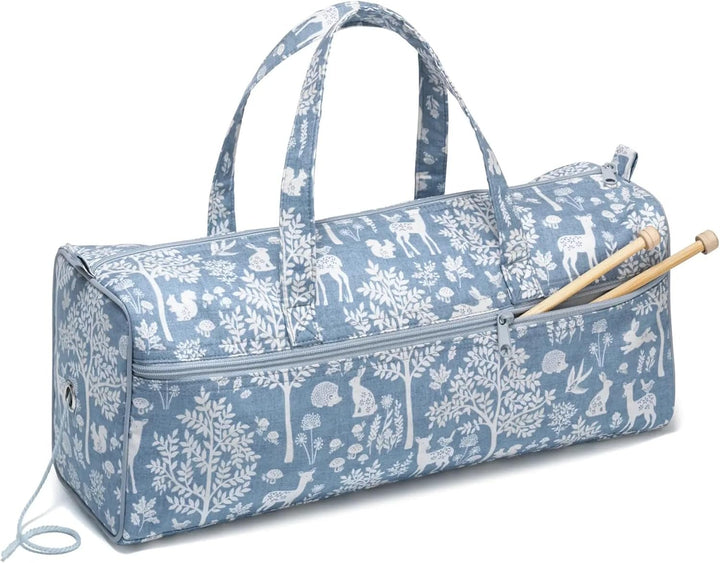 Prym 612655 Handarbeitstasche Woodland, blau