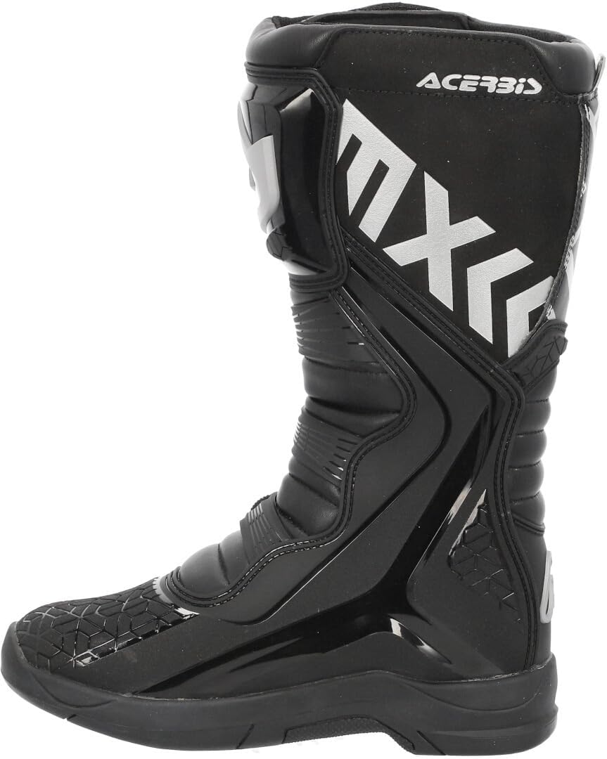 Acerbis Herren X-Team Stiefel 43 EU Schwarz, 43 EU Schwarz