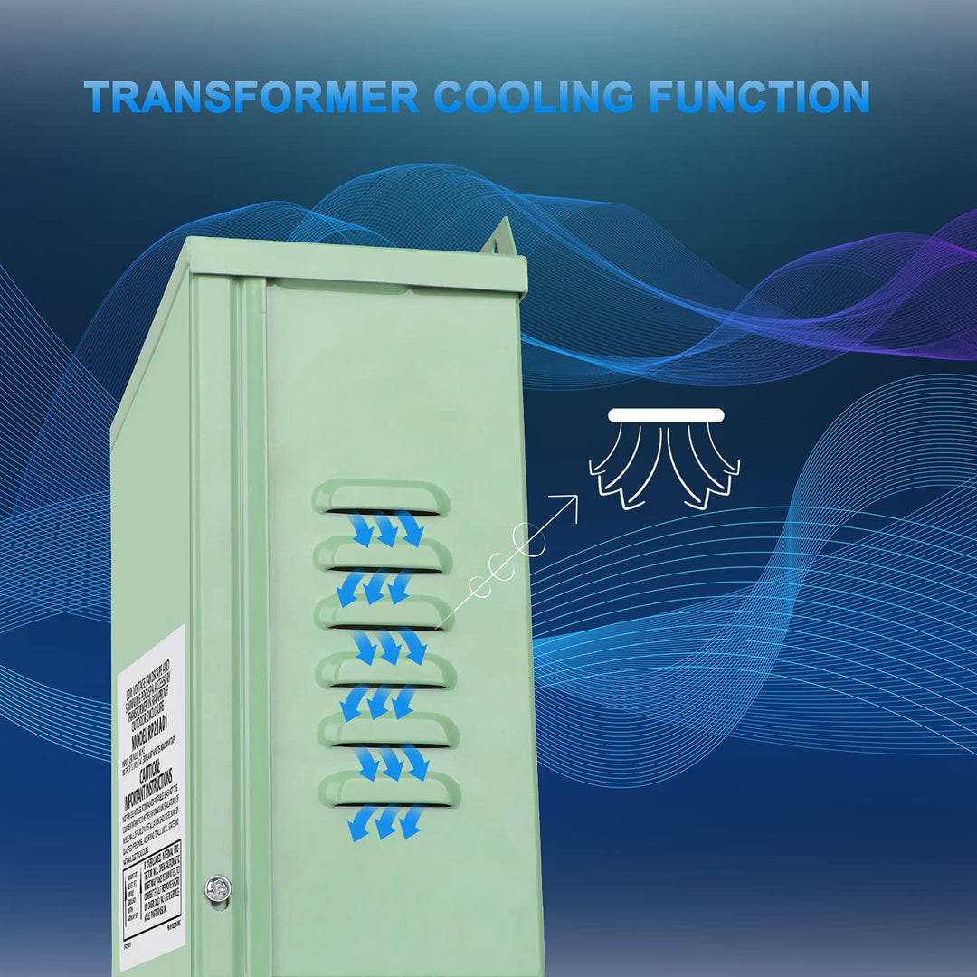 COOLWEST LED Trafo 12V 105W, LED Transformator 230V Auf 12V AC für Niederspannung Poolbeleuchtung, S