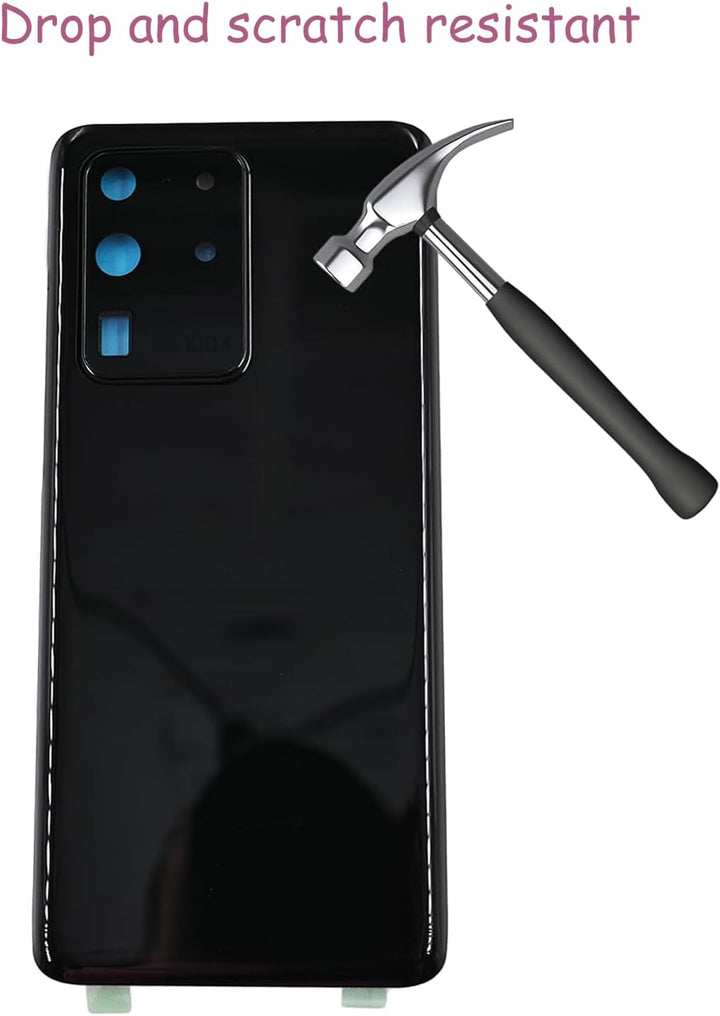 Galaxy S21 Ultra Back Cover Glas Ersatz + Gratis Reparaturwerkzeug für Galaxy S21 Ultra 5G G998U Geh