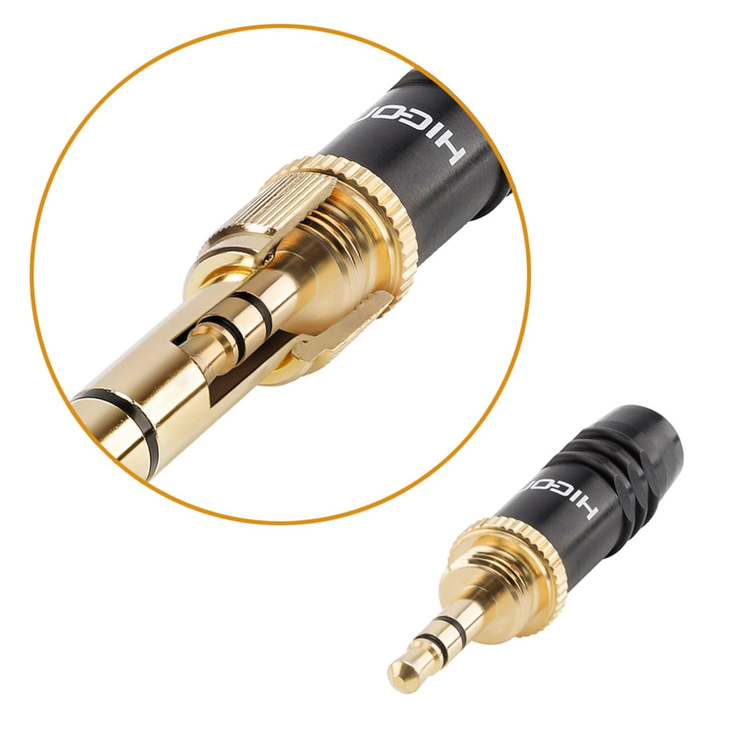 SOMMER CABLE 50cm Patch- Adapterkabel 6,3mm / 3,5mm Klinke Stecker auf 6,3mm / 3,5mm HICON HI-J3563S