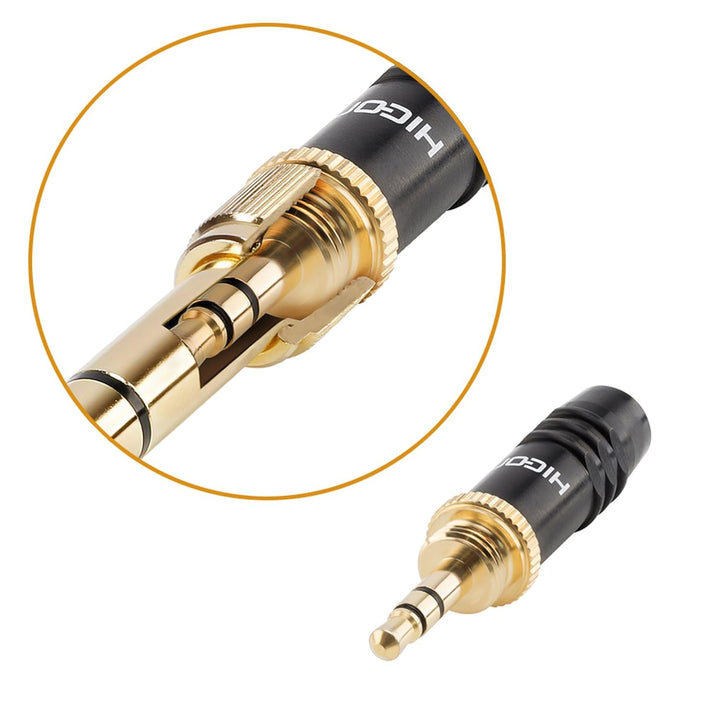 SOMMER CABLE 50cm Patch- Adapterkabel 6,3mm / 3,5mm Klinke Stecker auf 6,3mm / 3,5mm HICON HI-J3563S