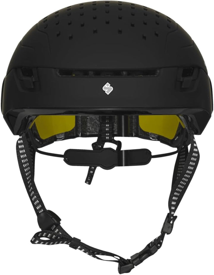 Sweet Protection Unisex – Erwachsene Ascender MIPS Ski/Snowboard Helmet, Dirt Black, SM