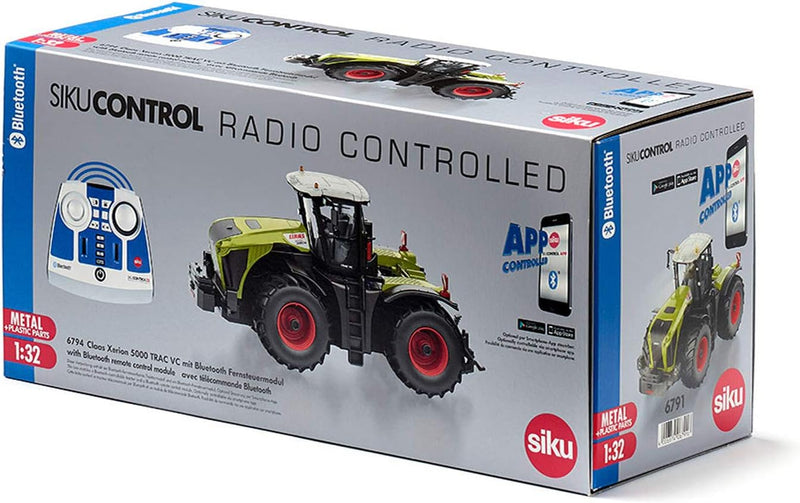 siku 6794, Claas Xerion 5000 TRAC VC Traktor, Grün, Metall/Kunststoff, 1:32, Ferngesteuert, Inkl. Bl