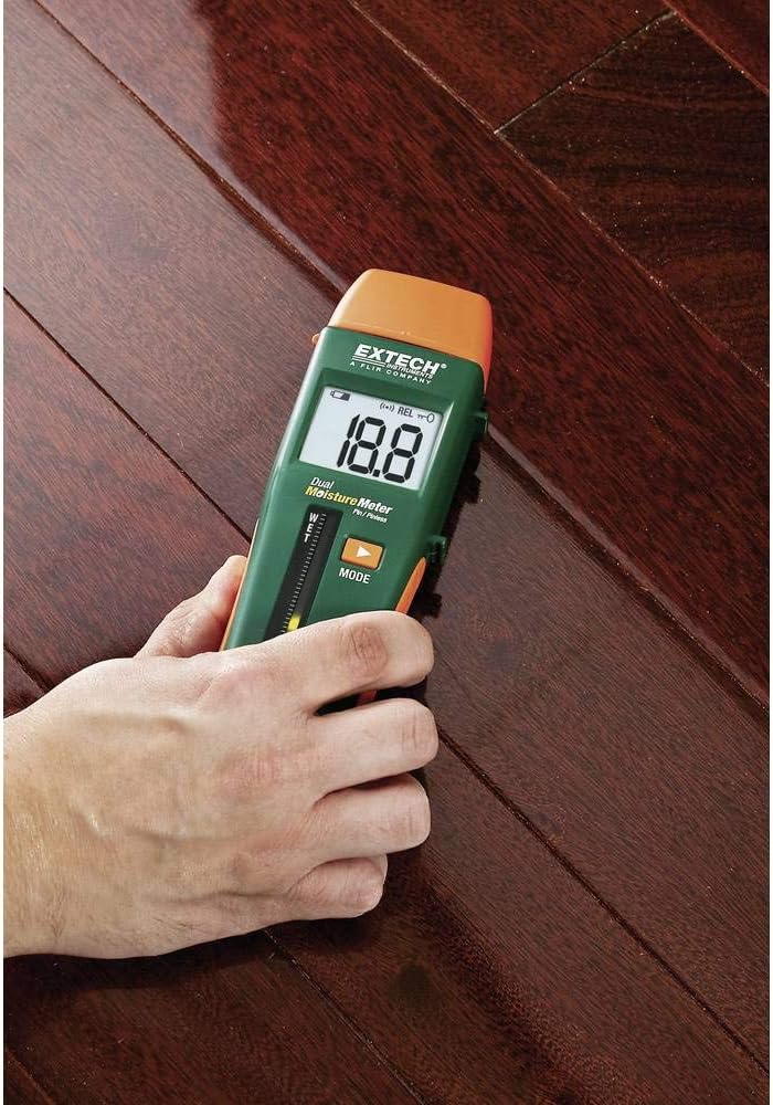 Extech MO260 Materialfeuchtemessgerät Messbereich Baufeuchtigkeit (Bereich) 0 bis 99.9% vol Messber