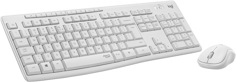 Logitech MK295 kabelloses Tastatur-Maus-Set mit SilentTouch-Technologie, Shortcut-Tasten, optischer