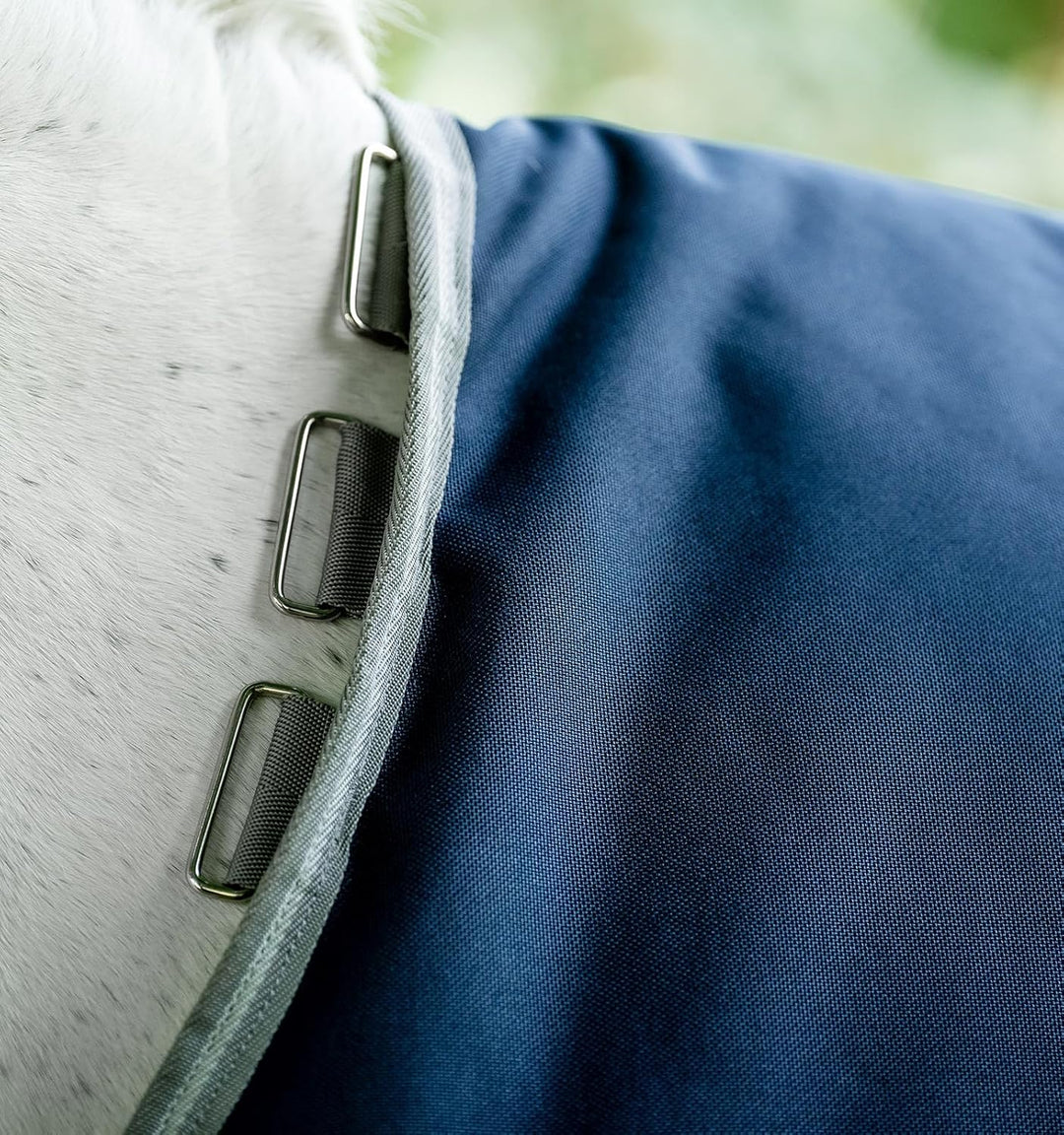 Horseware Amigo Bravo 12 Turnout Medium 250g - Navy/Blue/Strong Blue & Black 66 Marineblau/Titangrau