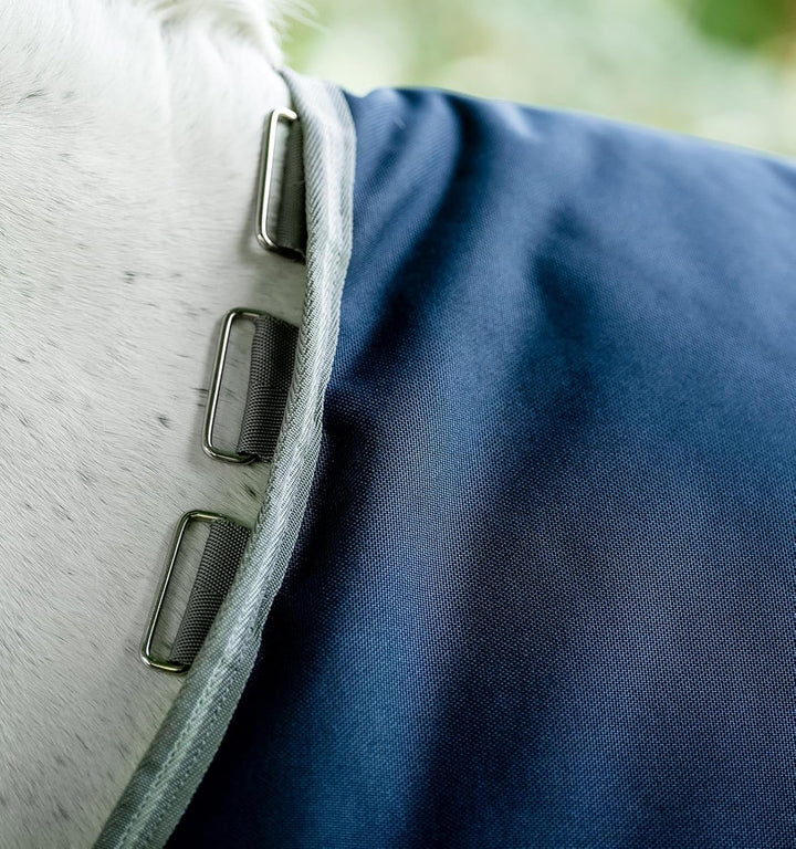 Horseware Amigo Bravo 12 Turnout Medium 250g - Navy/Blue/Strong Blue & Black 66 Marineblau/Titangrau