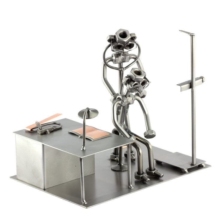 Steelman24 I Schraubenmännchen Praktischer Arzt I Made in Germany I Handarbeit I Geschenkidee I Stah