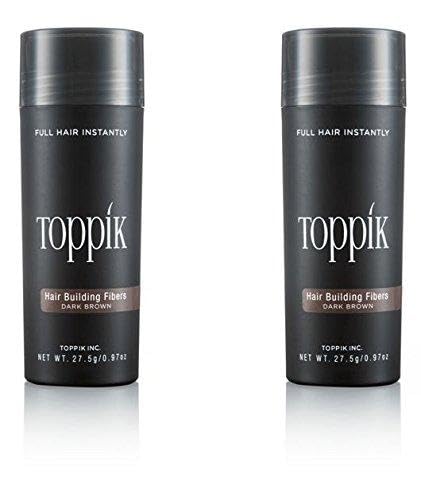2 x TOPPIK 27,5 g. - Haarverdichter Streuhaar Schütthaar Hair Fibers Microhairs - Sparangebot!, Farb