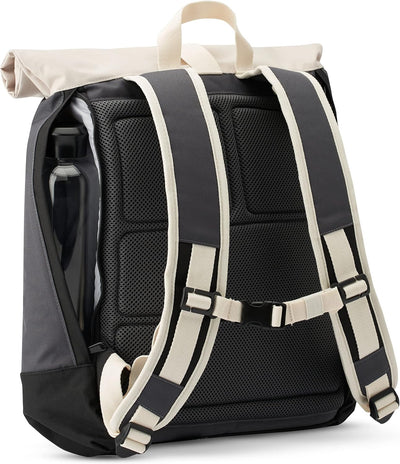 Rolltop Rucksack Damen & Herren - ALVA - Backpack für Uni, Business, Freizeit - Roll Top mit Laptop