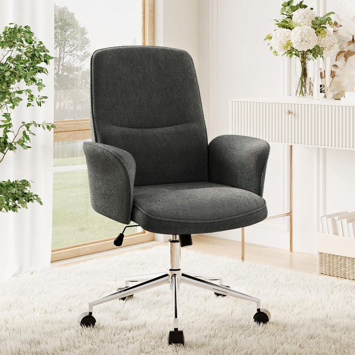 COLAMY High Back Shell-förmigen Bürostuhl, Moderne ergonomische Home Computer Schreibtischstuhl mit