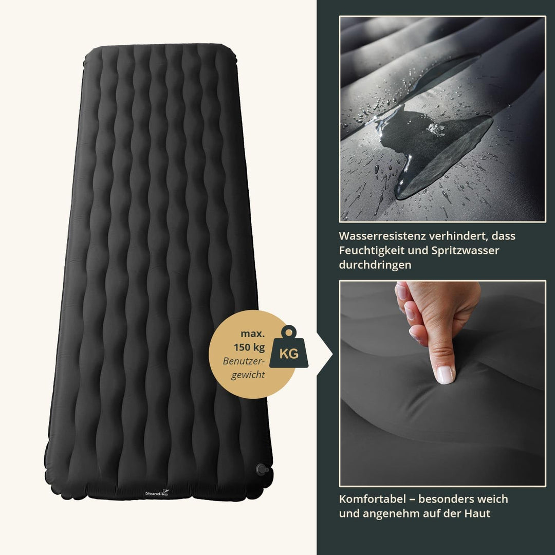 Skandika Isomatte Elite/Exclusive Air Single/Double | aufblasbare Matratze, kleines Packmass, leistu