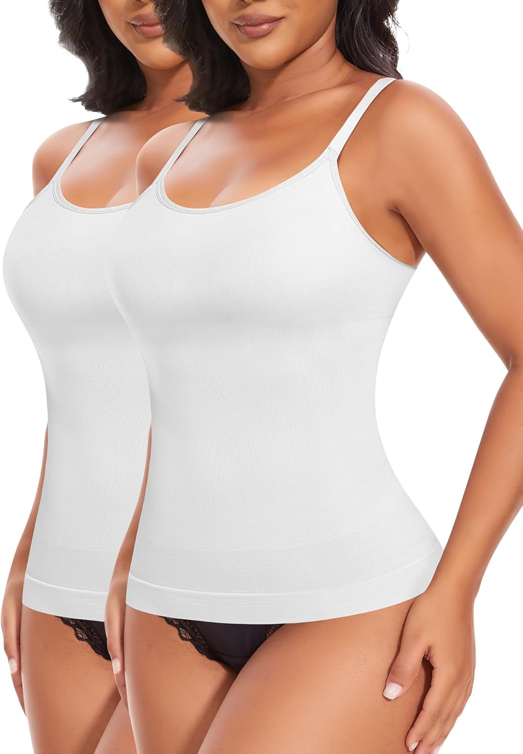 YARRCO Shape Unterhemd Damen Tank Top Bauchweg Shapewear Sport Tanktop Figurformendes Trägertop Body