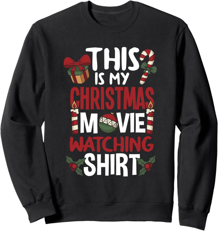 Lustiges Weihnachten Das ist mein Weihnachtsfilm Sweatshirt
