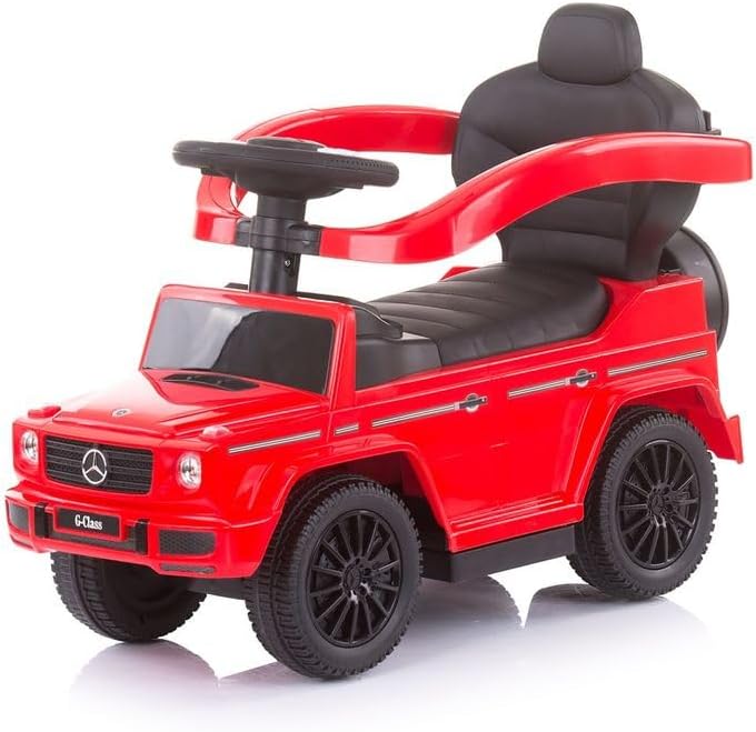 Chipolino Rutscher Mercedes Benz G350d 2 in 1 Schubstange Dach, Trittstufe rot, Rot