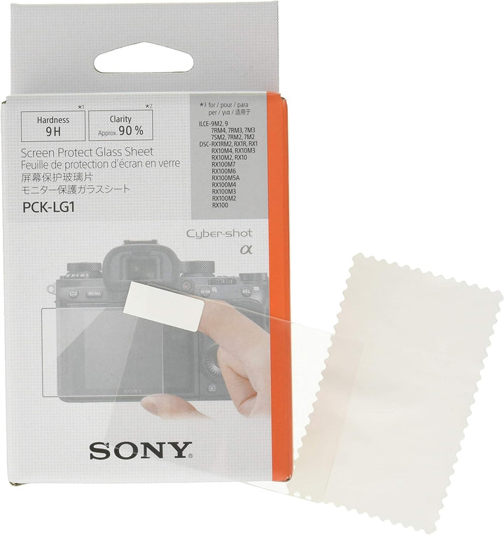 Sony LCJ-RXK Schutzhülle für Kameras der RX100-Serie & PCK-LG1 (Schutzglas für LC-Display A9) Bundle