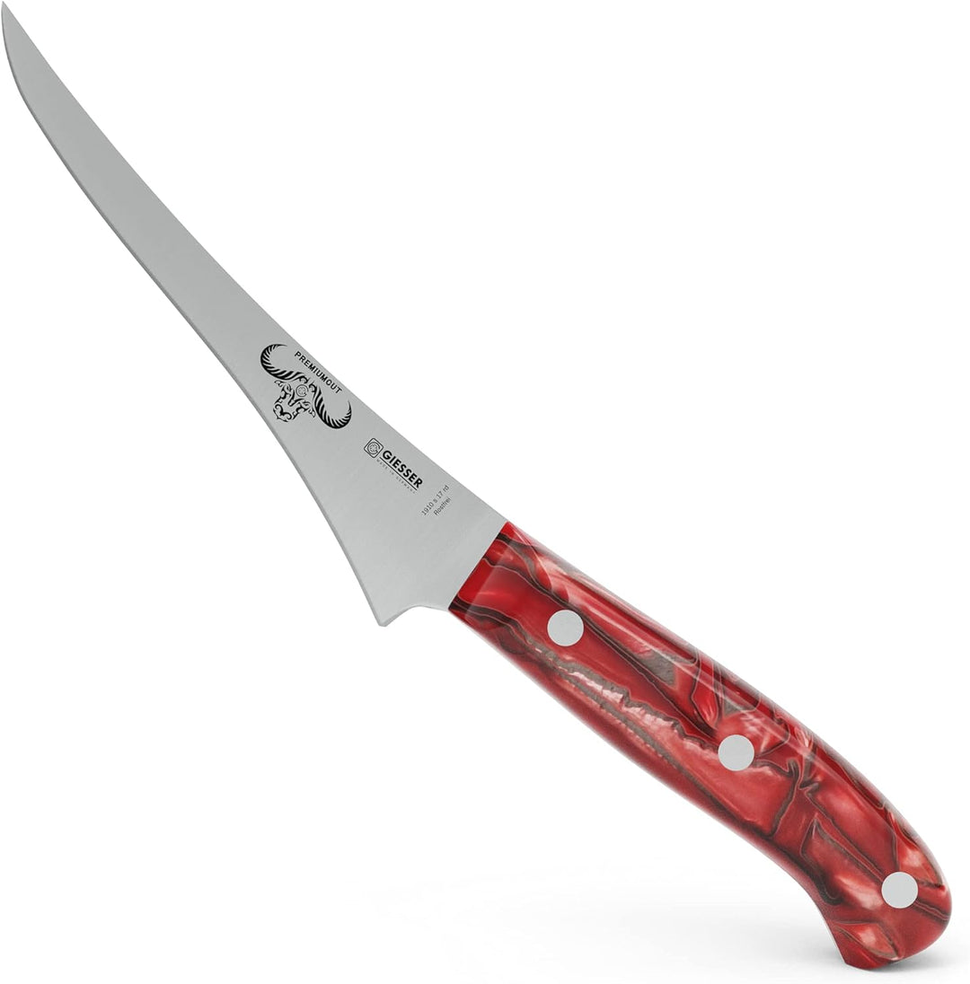 GIESSER seit 1776 - Made in Germany - Filetiermesser 17 cm Red Diamond, PremiumCut Filet No 1, Filie
