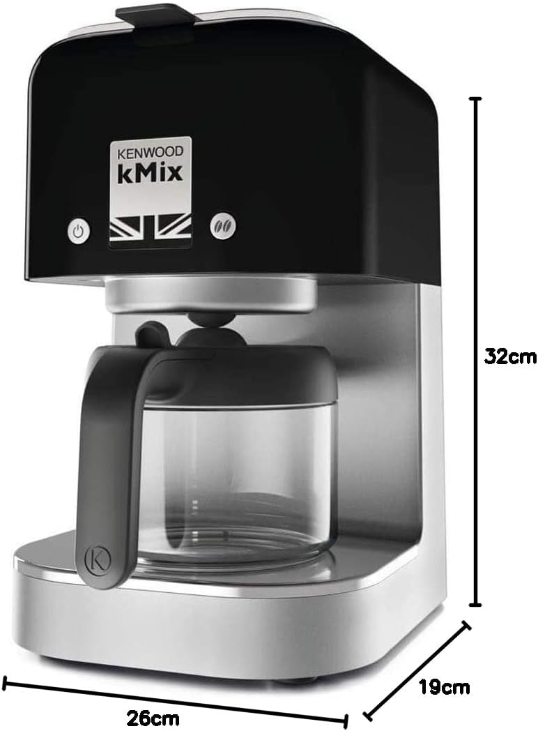 KENWOOD COX750BK Cafeteria Filter kMix - 1200 W - Noir Schwarz Single, Schwarz Single
