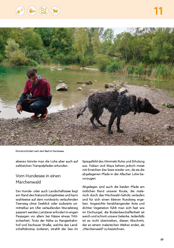 Die schönsten Wanderungen mit Hunden im Grossraum München: Wege am Wasser / Routen für das ganze Jah