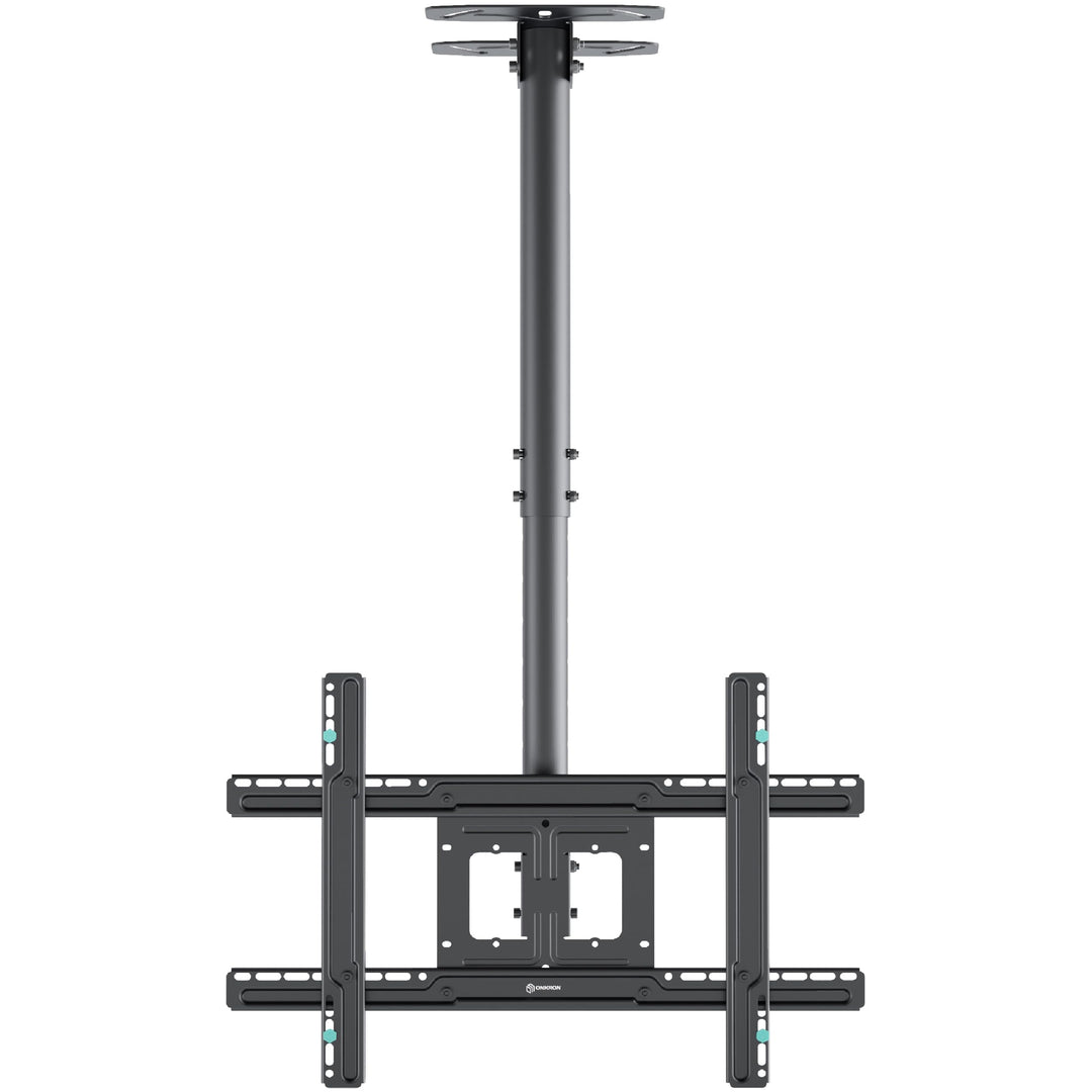 ONKRON TV Deckenhalterung für 32-80 Zoll Fernseher bis 68 kg, TV Halterung Decke extra lang, höhenve