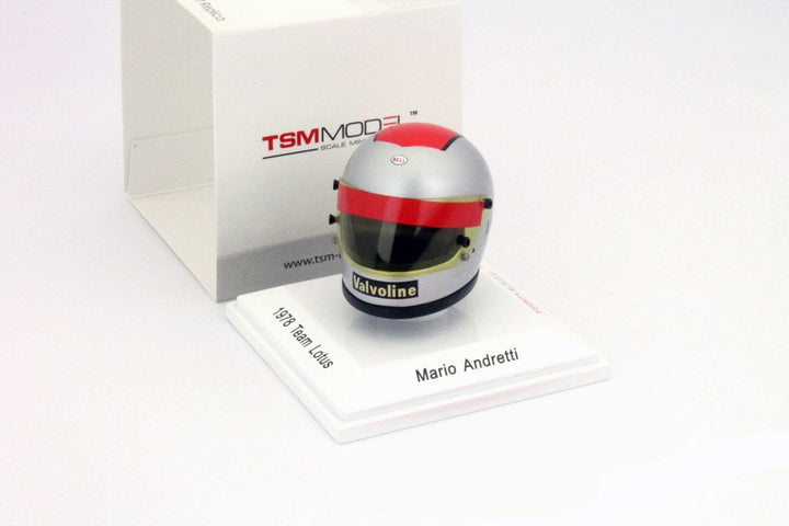 Mario Andretti Weltmeister Formel 1 1978 Helm 1:8 TrueScale