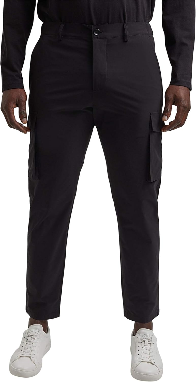 ESPRIT Herren Anzughosen 98 001/Black, 98 001/Black