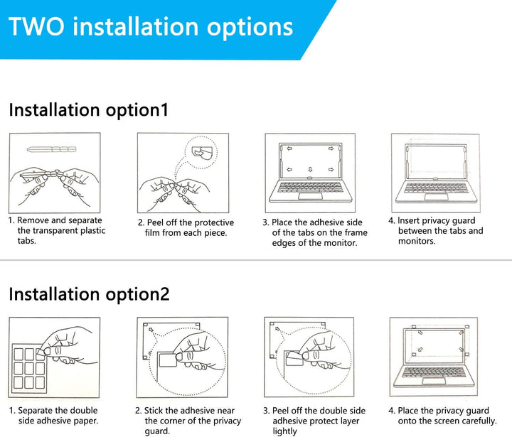 PaceBid 19 Zoll 5:4 Desktop Privacy Filter I Blickschutzfilter für Desktop Computer Widescreen Monit