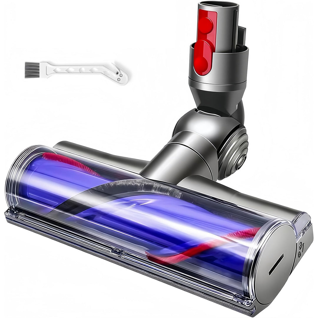 Elektrische Bodendüse Kompatibel mit Dyson V7 V8 V10 V11 V15 Staubsauger, Turbobürste mit Direktantr