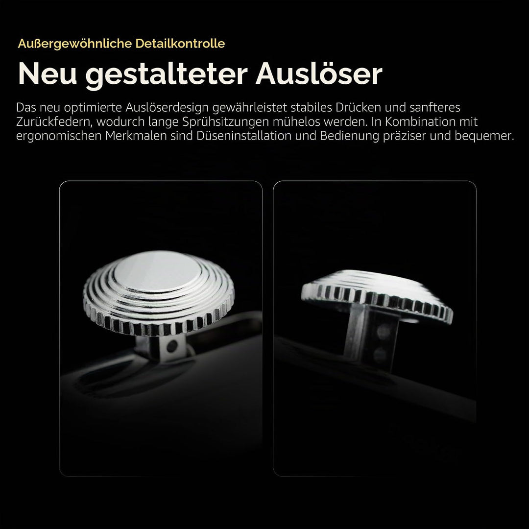 Gaahleri Airbrush Seeker, Doppelhubbetrieb mit Schwerkraft-Becher, 6-Kanal-Schnellverschlussdüse, 0,