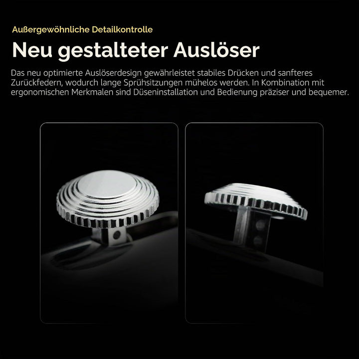 Gaahleri Airbrush Seeker, Doppelhubbetrieb mit Schwerkraft-Becher, 6-Kanal-Schnellverschlussdüse, 0,