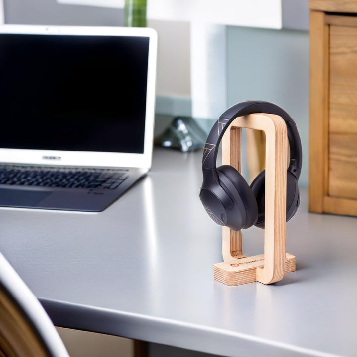PowerLocus Kopfhörerständer aus Holz, Universal Kopfhörer Ständer für Over-Ear-Kopfhörer, Halter Gam