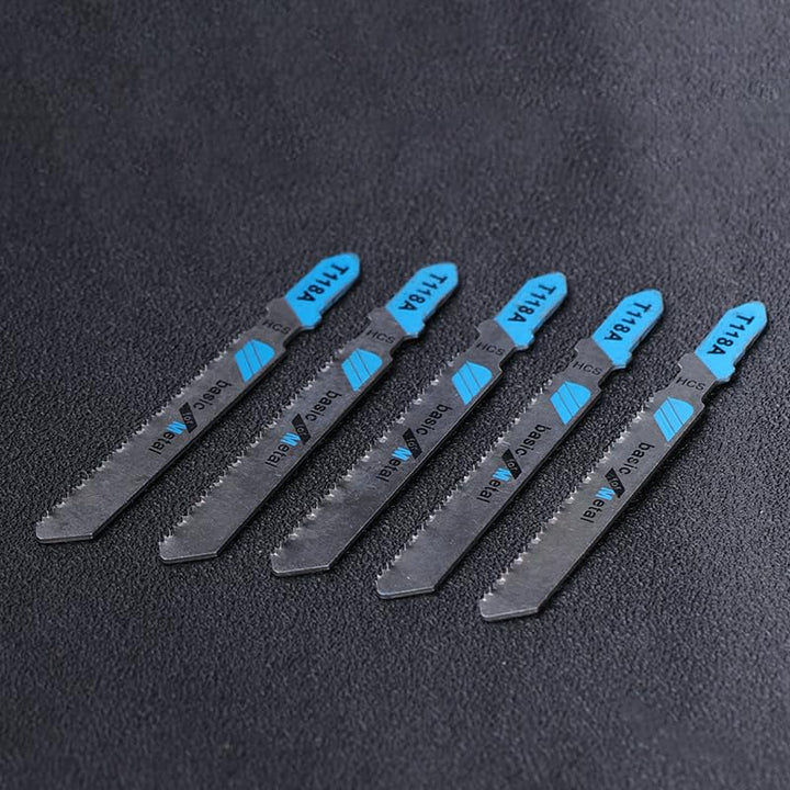 60tlg Stichsägeblätter Set T-Schaft Stichsägen Zubehör für Holz Metall Kunststoff PVC Stichsägeblatt