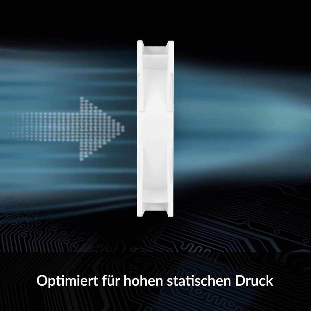 ARCTIC P12 Max - PC Lüfter, High-Performance 120 mm Gehäuselüfter, PWM-gesteuerte 400–3300 rpm, Opti