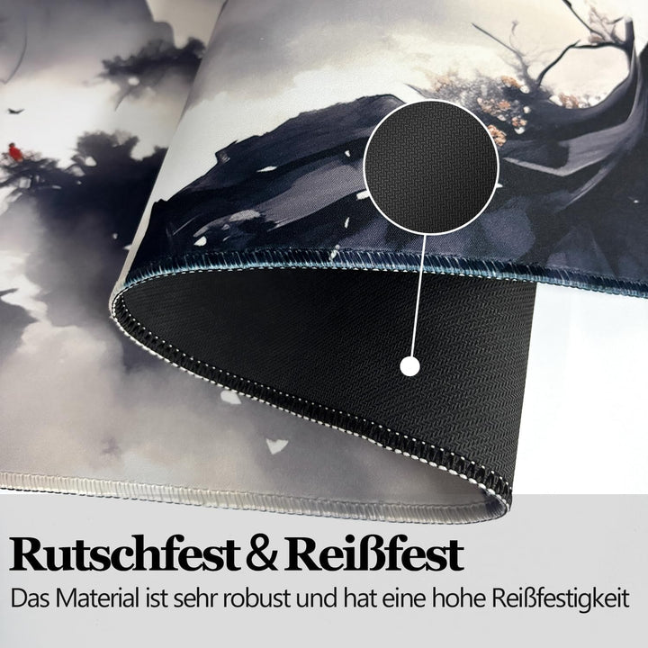 Mauspad XXL,600x1400mm Gross Mauspad Gaming Mausmatte mit Rutschfester Gummibasis,Präzise Verfolgung