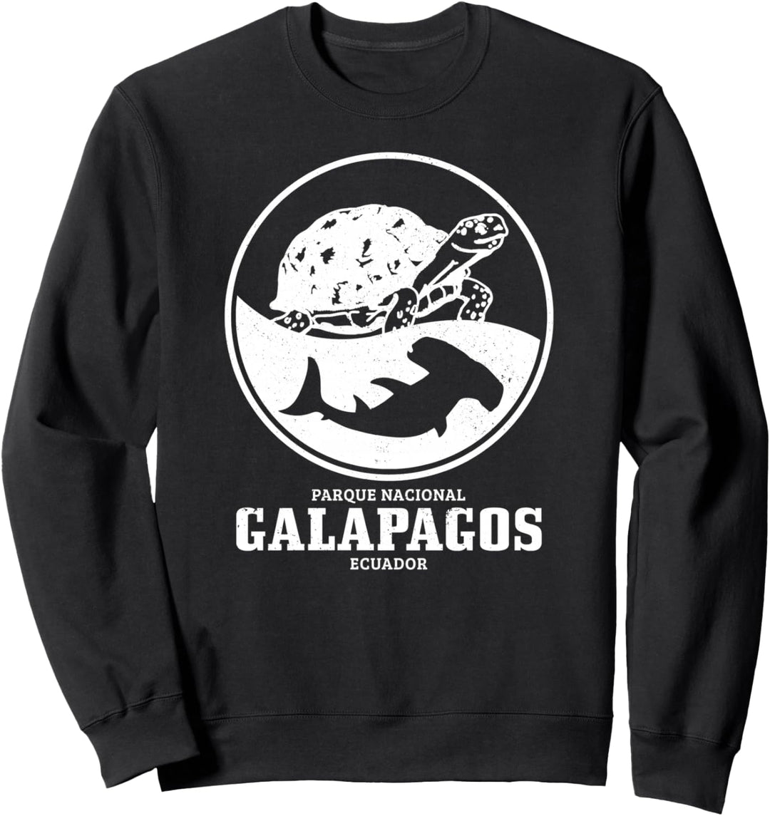 Galapagos Inseln Schildkröte Hai Tauchen Ecuador Sweatshirt