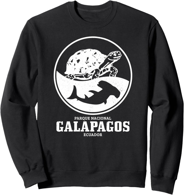 Galapagos Inseln Schildkröte Hai Tauchen Ecuador Sweatshirt