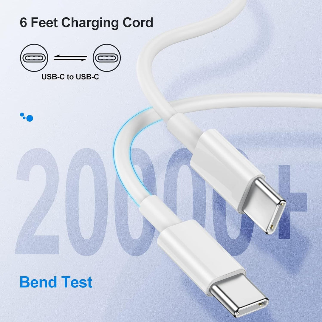 2Pack USB C Ladegerät Ladekabel für iPhone 17 16 15/17 16 15 Pro/17 16 15 Pro Max/Plus,2Pack 20W USB