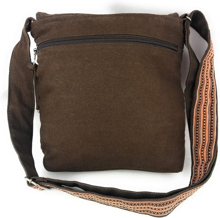 Macha Stofftasche mit Stickerei. Baumwoll-Schultertasche für Damen, indischer Stil, bunt, Rabat Boho