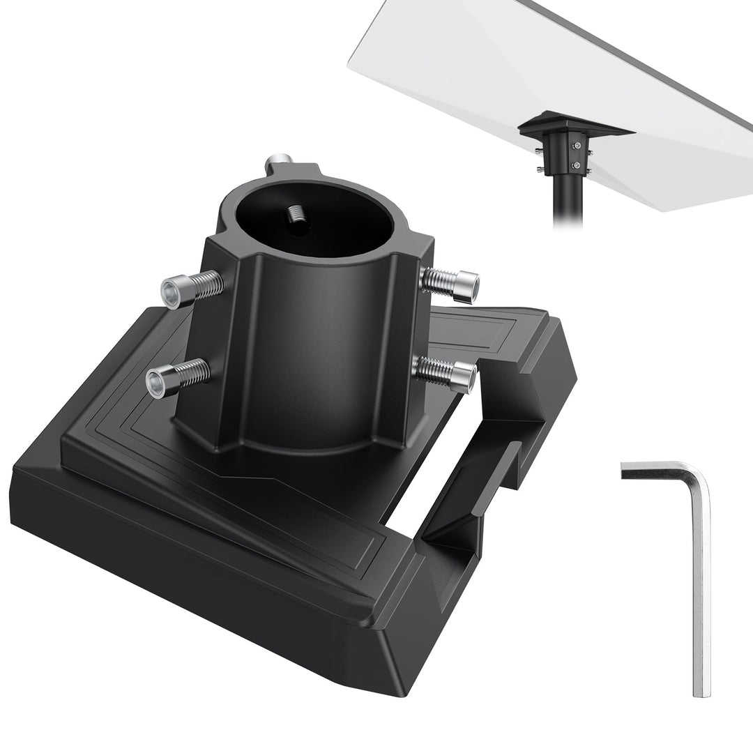 CAMWAY Starlink Gen 3 Rohradapter,360° drehbar&20° neigbar Robuste Aluminium Starlink Pole Gen 3 Ada