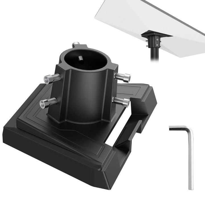 CAMWAY Starlink Gen 3 Rohradapter,360° drehbar&20° neigbar Robuste Aluminium Starlink Pole Gen 3 Ada