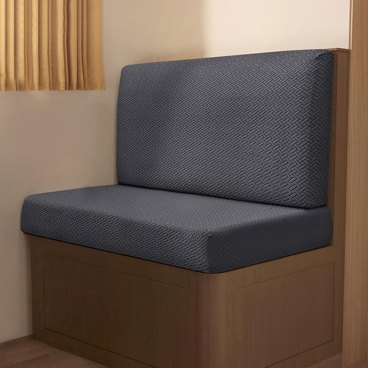 2 Stück Camper Kissenbezüge, 1 Set Spannbezüge Couch, RV-Sitzbezüge, Wohnwagen Polster, Sofa-Sitzkis