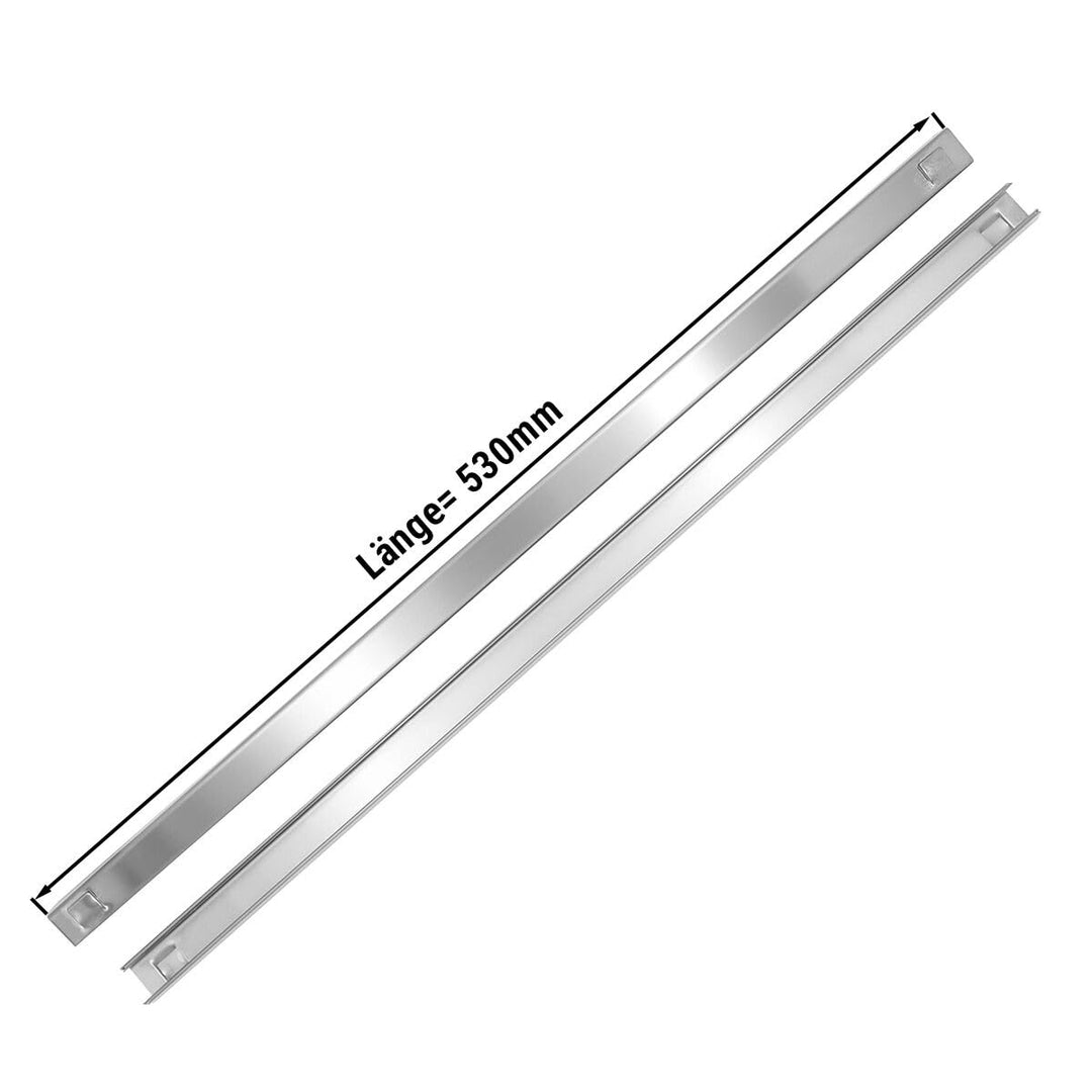 GGM Gastro | SZWBTRF | (2 Stück) Schienen für Zwischenboden/Tragrost L.530mm