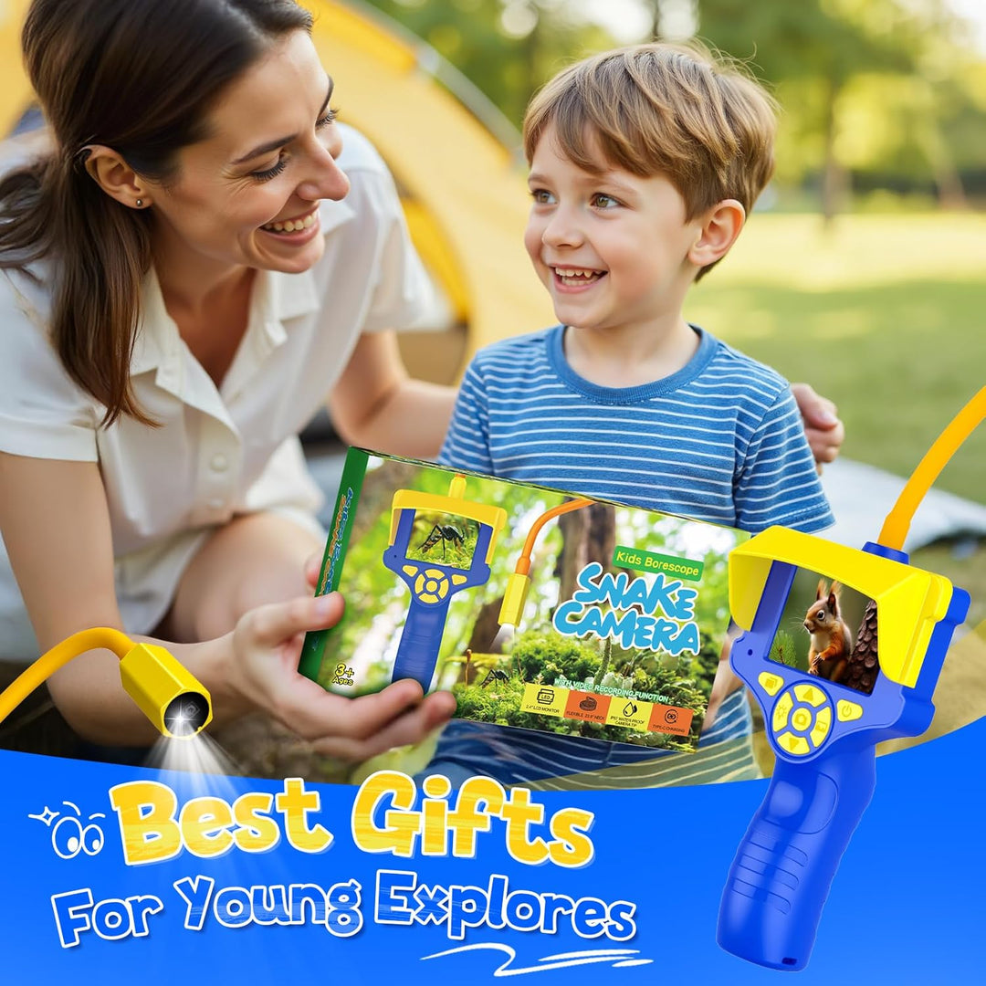 Endoskopkamera für Kinder - Outdoor Explorer Spielzeug für Junge ab 3-10 Jahre - 2,4 Zoll Display, 2