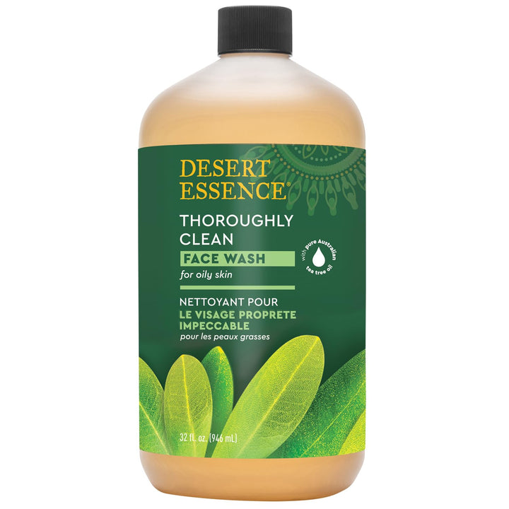 Desert Essence Desert Essence gründlich reinigen Face Wash Refill, 32-Unze