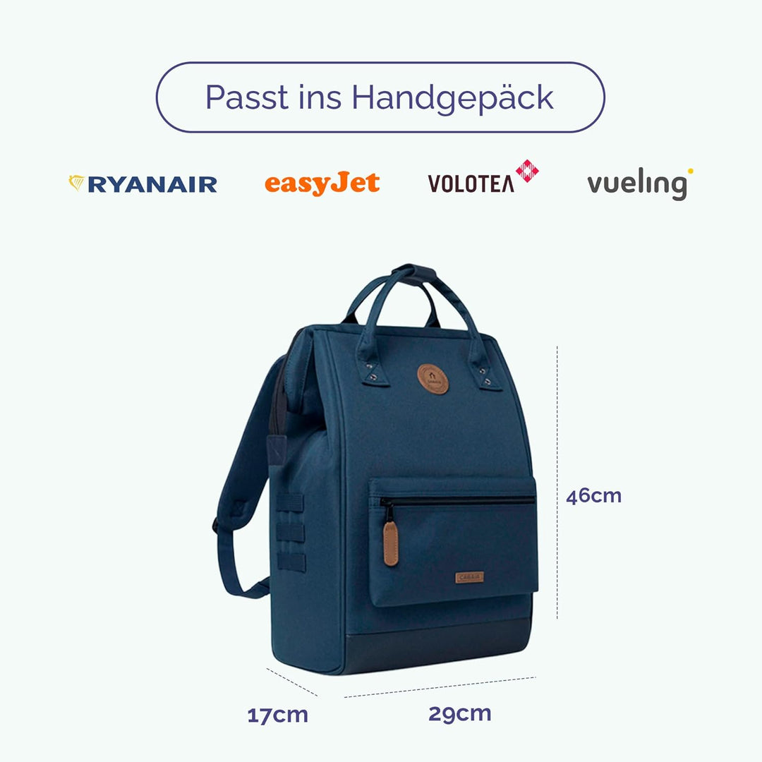 Cabaïa - Adventurer Rucksack Managua Maxi 23L - Wasserabweisend - Laptopfach bis zu 15 Zoll - 2 Vord