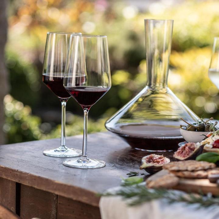 Zwiesel Glas Rotwein Dekanter Pure (1 Stück), edle Karaffe für Rotwein mit Drop Protect Technologie,