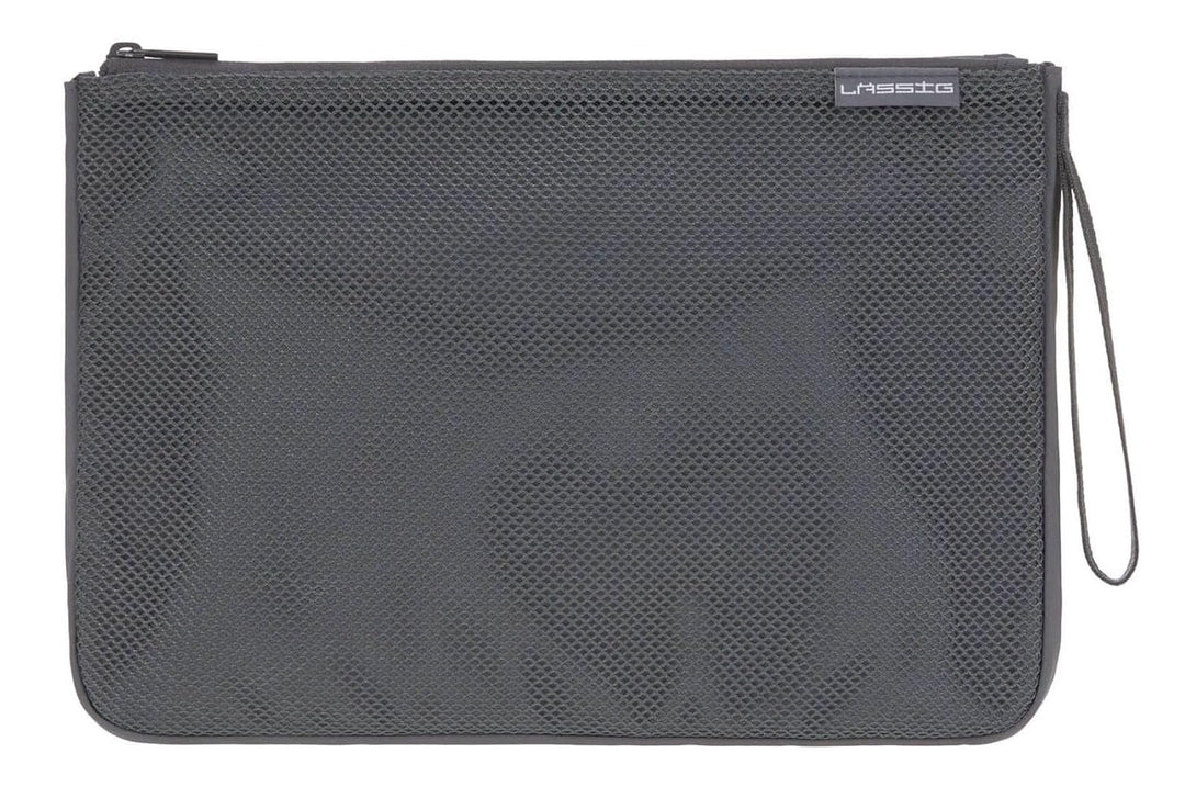 LÄSSIG Baby Windeltasche mit Wickelunterlage für unterwegs/Casual Changing Organizer anthracite, Ant