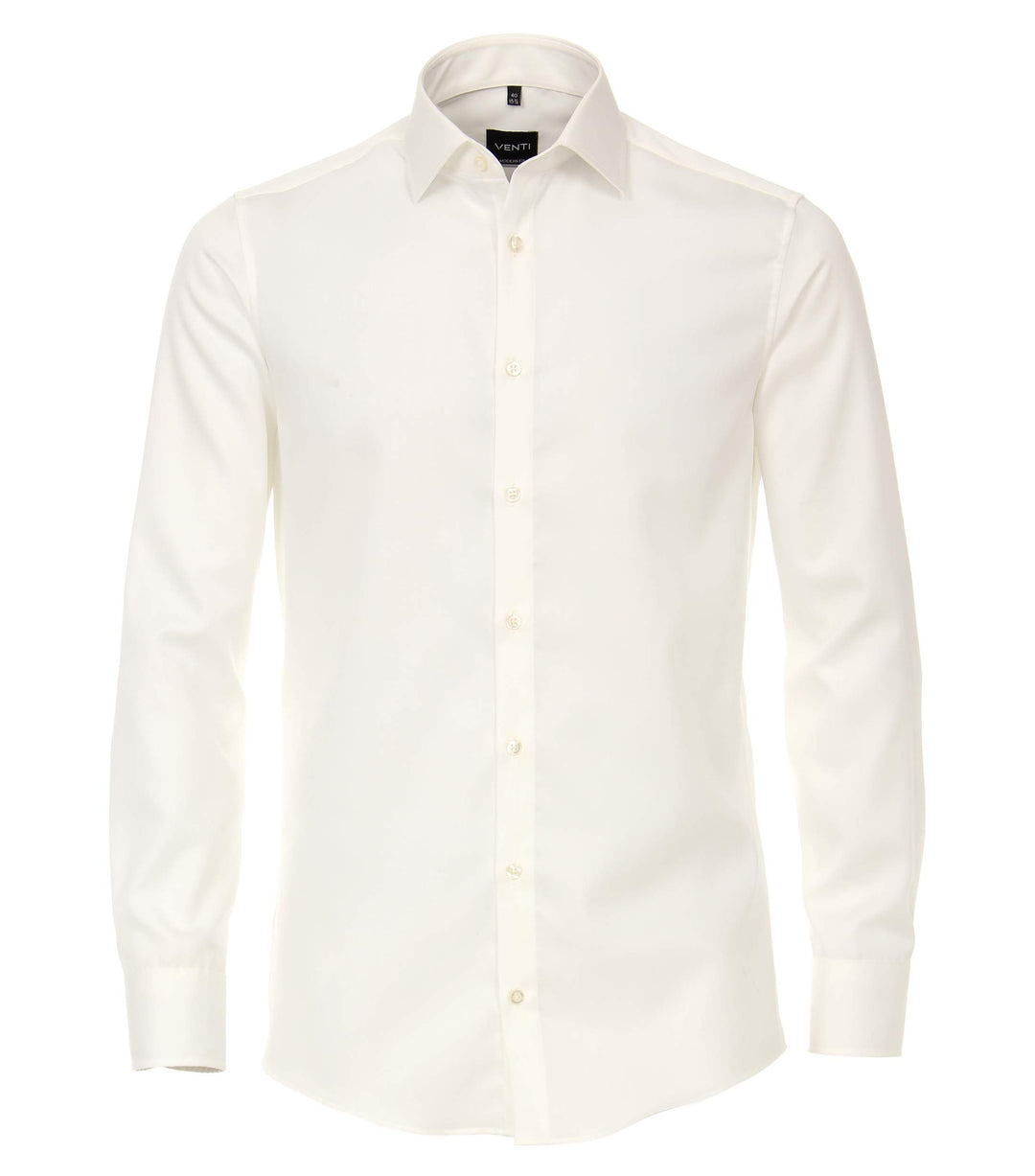 Venti Herren Twill Hemd uninah 001880 Modern Fit 36 Champagner, 36 Champagner