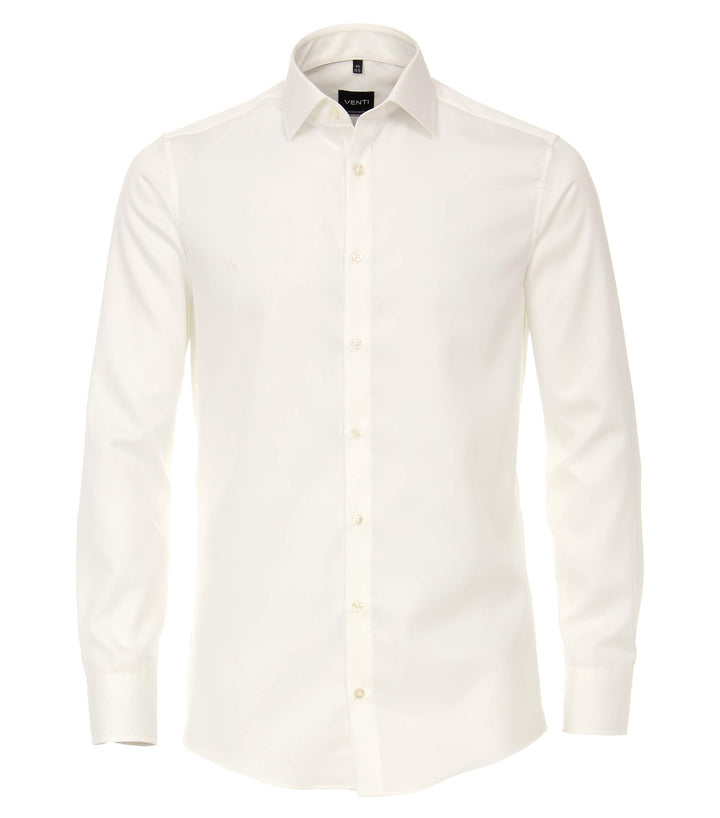Venti Herren Twill Hemd uninah 001880 Modern Fit 36 Champagner, 36 Champagner